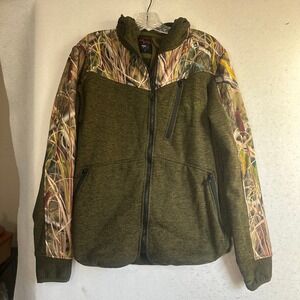 Moroka.30 Mens Field & Game Australia Camo Fleece Hunting Jacket Hoodie Green S